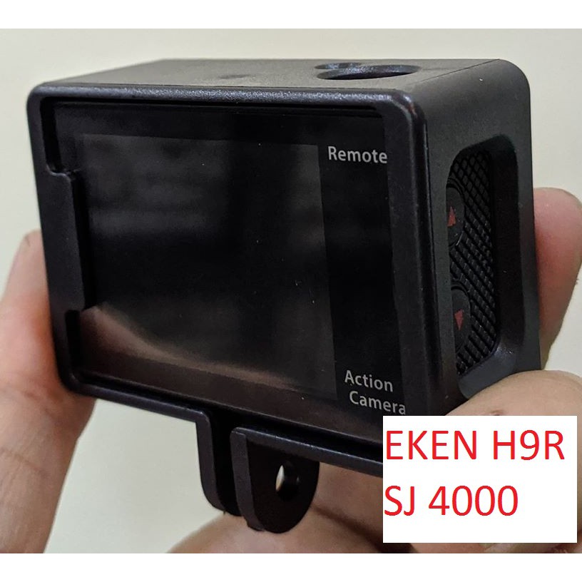 Khung nẹp viền ngoài và kẹp ba lô, cầu vai, thắt lưng... có chỗ gắn mount cho camera EKEN H9R sj4000 sj6000 sjcam wifi