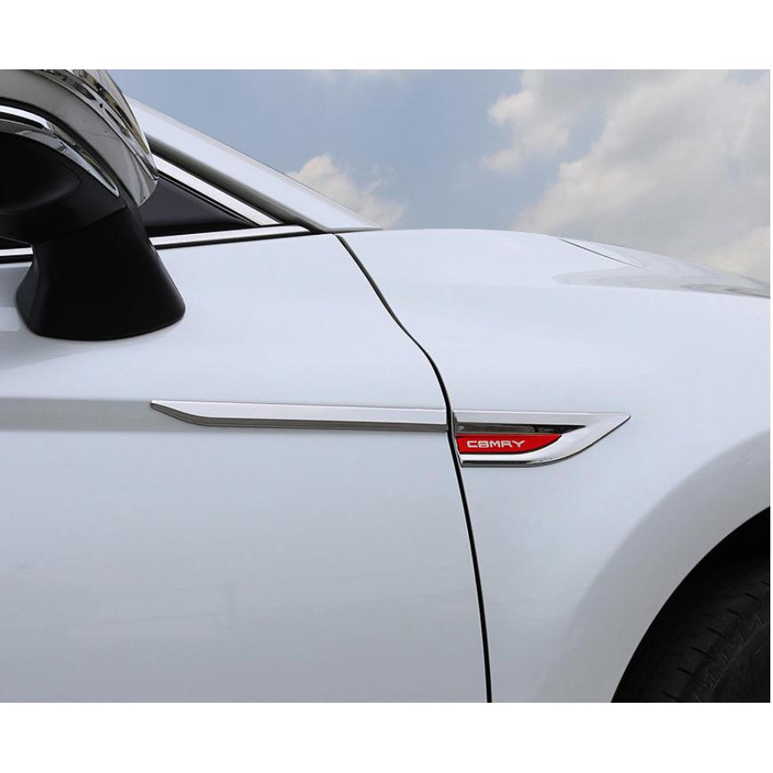 Team sườn xe inox logo Camry 2019-2021