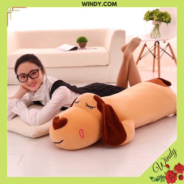 Gối ôm chó Husky chất liệu bông cao cấp đủ size 70cm, 100cm windy.com