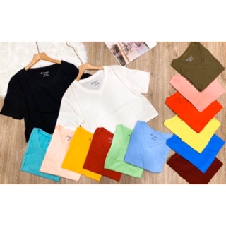 Áo thun giấy croptop cổ tim siêu hot