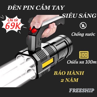 Đèn Pin Chiếu Sáng, Đèn Pin Sạc Tích Điện, Khả Năng Chiếu Sáng Xa COCA T