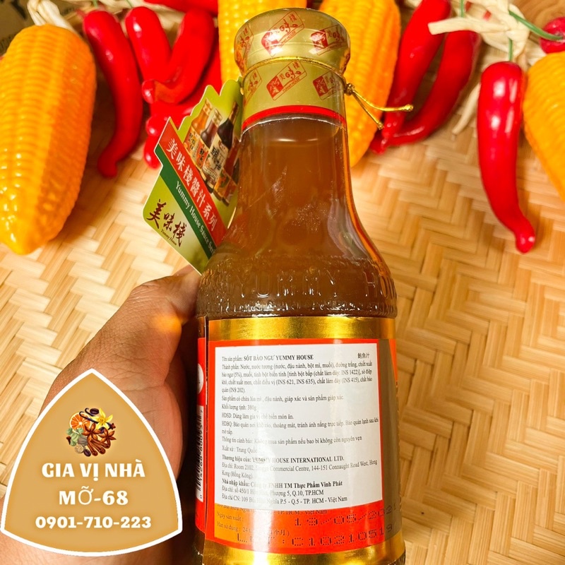 Sốt bào ngư Yummy House Hồng Kông- chai 380ml