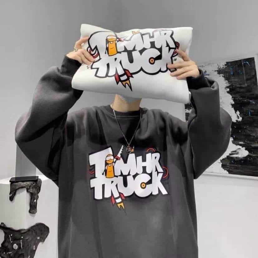 Áo Sweater Nam Chui Đầu Hình In Đẹp Form Rộng 3 Màu Dễ Chọn Mặc Đẹp Hot Trend NEW UNISEX