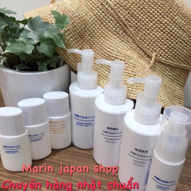 (Chuẩn store Muji Nhật) Kem chống nắng Sunscreen Muji nội địa Nhật