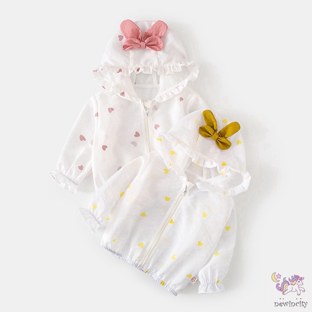 Áo Khoác Chống Nắng Thoáng Mát Thời Trang Mùa Hè Dành Cho Bé Gái