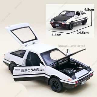 MS: 9868T – XE MÔ HÌNH SẮT TỈ LỆ 1:28 – TOYOTA AE86 – TRẮNG