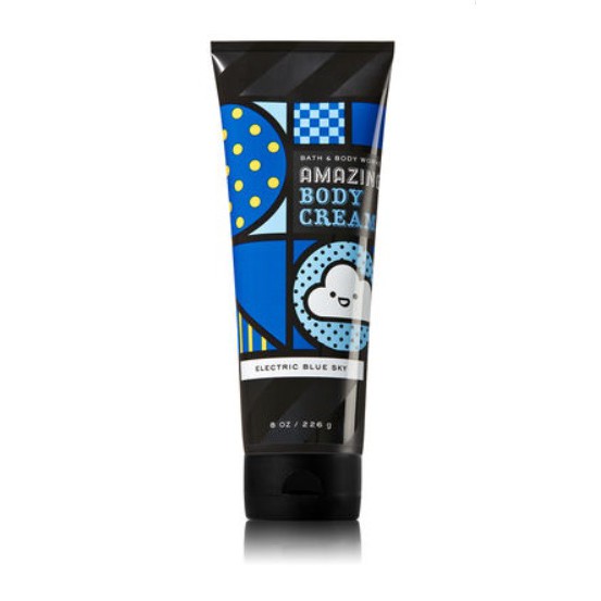 Kem dưỡng ẩm cơ thể unisex Bath &amp; Body Works Electric Blue Sky Amazing Body Cream 226g (Mỹ)