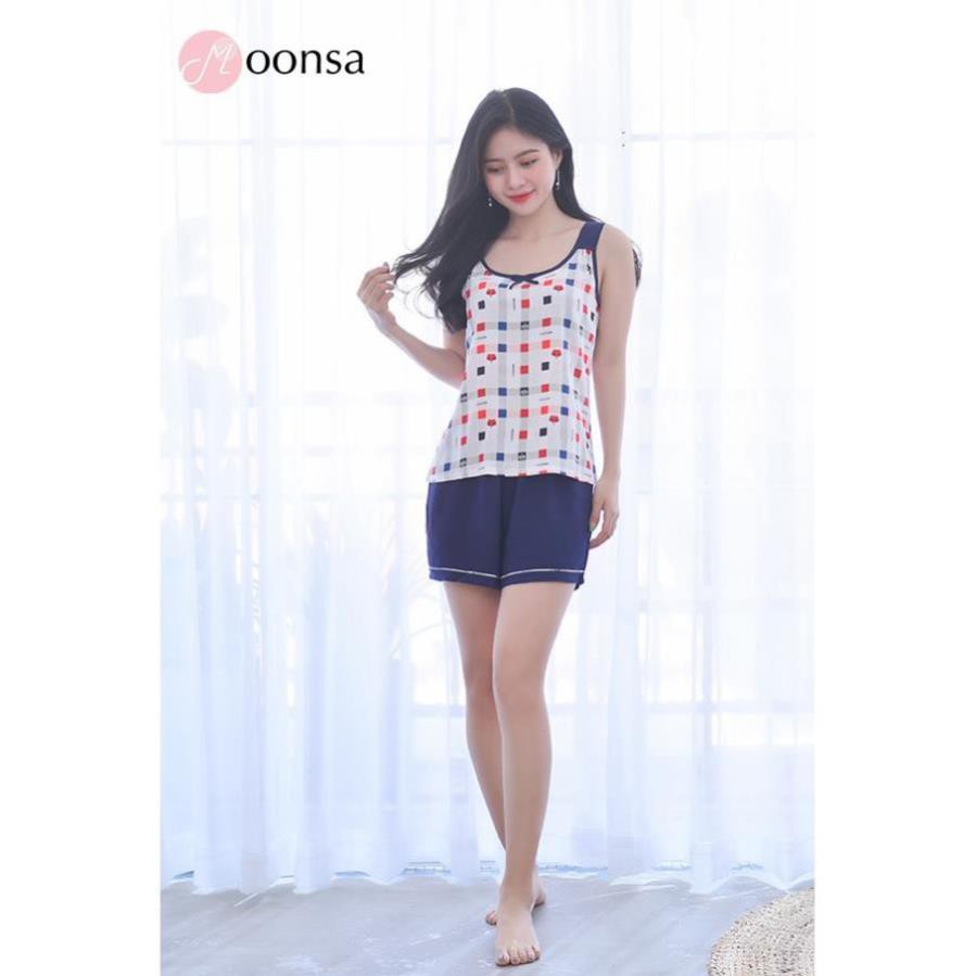 [Mã WARN30 hoàn 15% xu đơn 150k] Bộ đồ ngủ 2 dây dễ thương Họa Tiết Độc Đáo