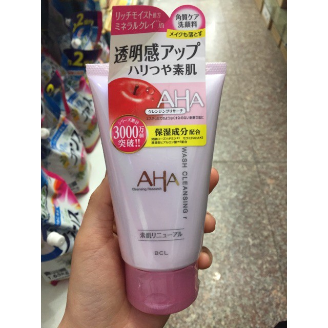 Sữa rửa mặt AHA 120g NHẬT BẢN