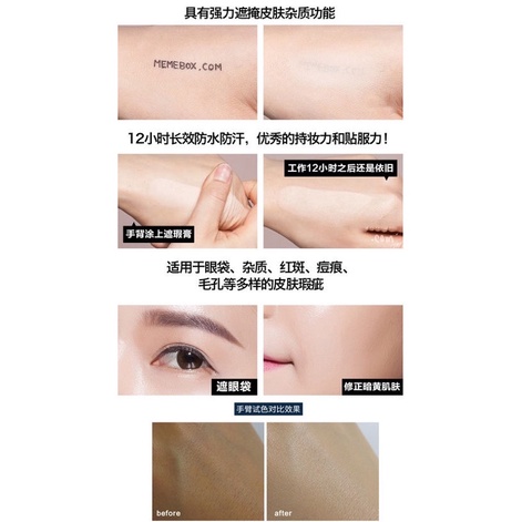 Chì Che Khuyết Điểm Đa Năng Màu Da Mờ Vết Thâm Cao Cấp Cover Concealer Pencil