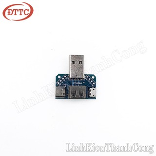 Bộ 2 Chiếc Mạch Chuyển Đổi Các Cổng USB (Micro USB, USB Type C, USB Type A Đực, USB Type A Cái)