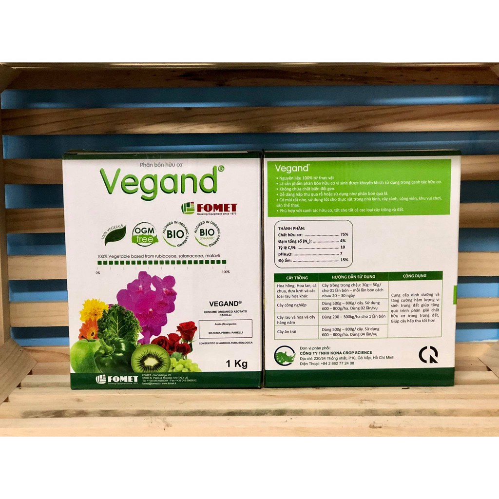 Vegand - Phân hữu cơ thực vật ITALY