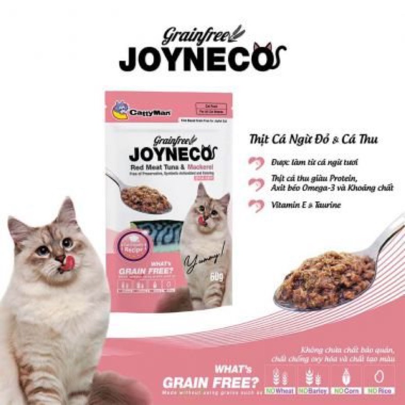 PATE JOYNECO 60G CHO MÈO - Thức ăn dinh dưỡng thú cưng Gogi Meow Mart