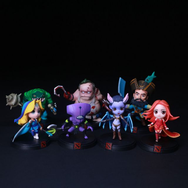 [GIÁ HỦY DIỆT] Mô hình cao cấp Dota 2 Kunkka Pudge King Of Pain Faceless Void Crystal Maiden Lina mô hình 24