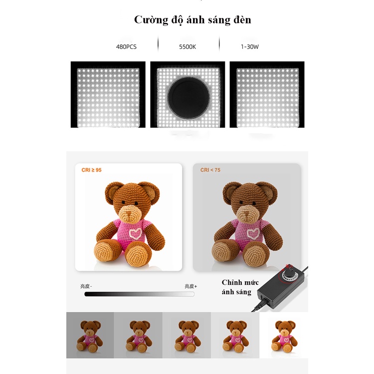 BOX CHỤP HÌNH SẢN PHẨM PULUZ CHÍNH HÃNG 40CM mới 2022 - HỘP CHỤP ẢNH CÓ BẢO HÀNH- CHỤP SIÊU SÁNG
