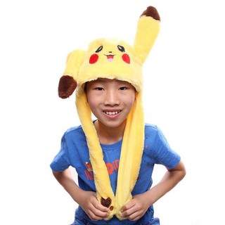 Mũ Pikachu cử động 2 tai (hàng có sẵn)