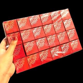 Combo 24 hộp quà đỏ đựng nhẫn ,trang sức cao cấp size 4x4