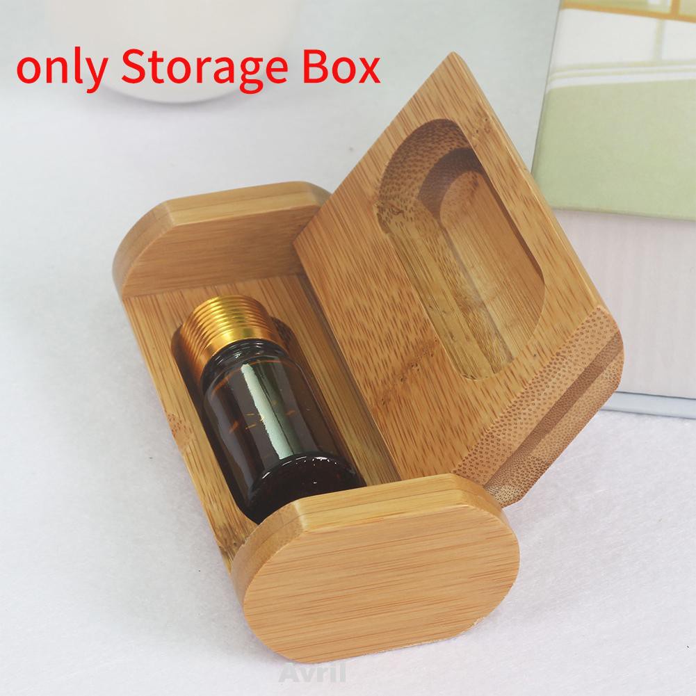 Skin Care Jewelry Travel Bamboo Salon Aromatherapy Home Essential Oil Storage Box