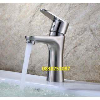 Vòi Lavabo Nóng Lạnh Inox 304 - Vòi Chậu Lavabo Nóng Lạnh