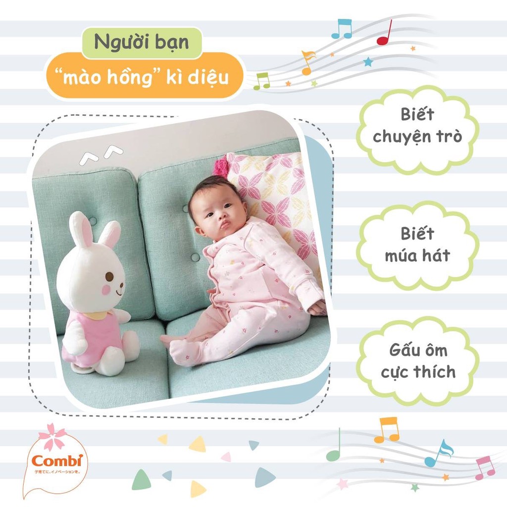 Bé Hello Kitty vui vẻ Combi  CHO BÉ