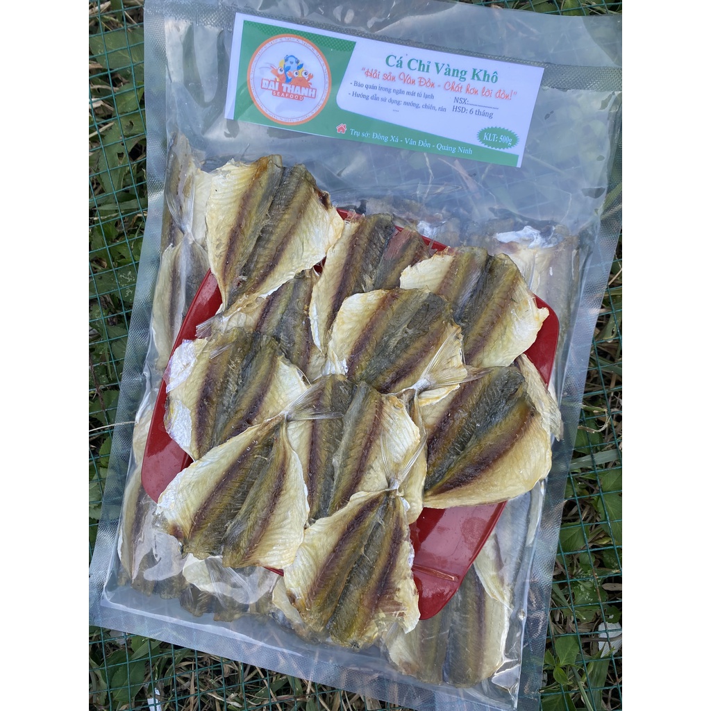 Cá Chỉ Vàng khô - Cá Chỉ Vàng loại ngon Hải Sản Vân Đồn Quảng Ninh, Thịt Dày Và Thơm - SanhHaiSan