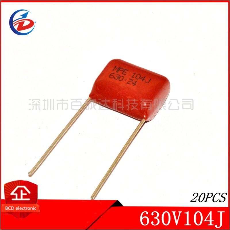 20 CÁI CBB tụ điện 630V 104J 100NF 104J630V P15