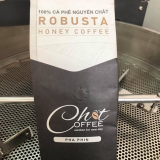Cà phê mộc Robusta-Chốt Coffee- dạng bột pha phin- loại 500g
