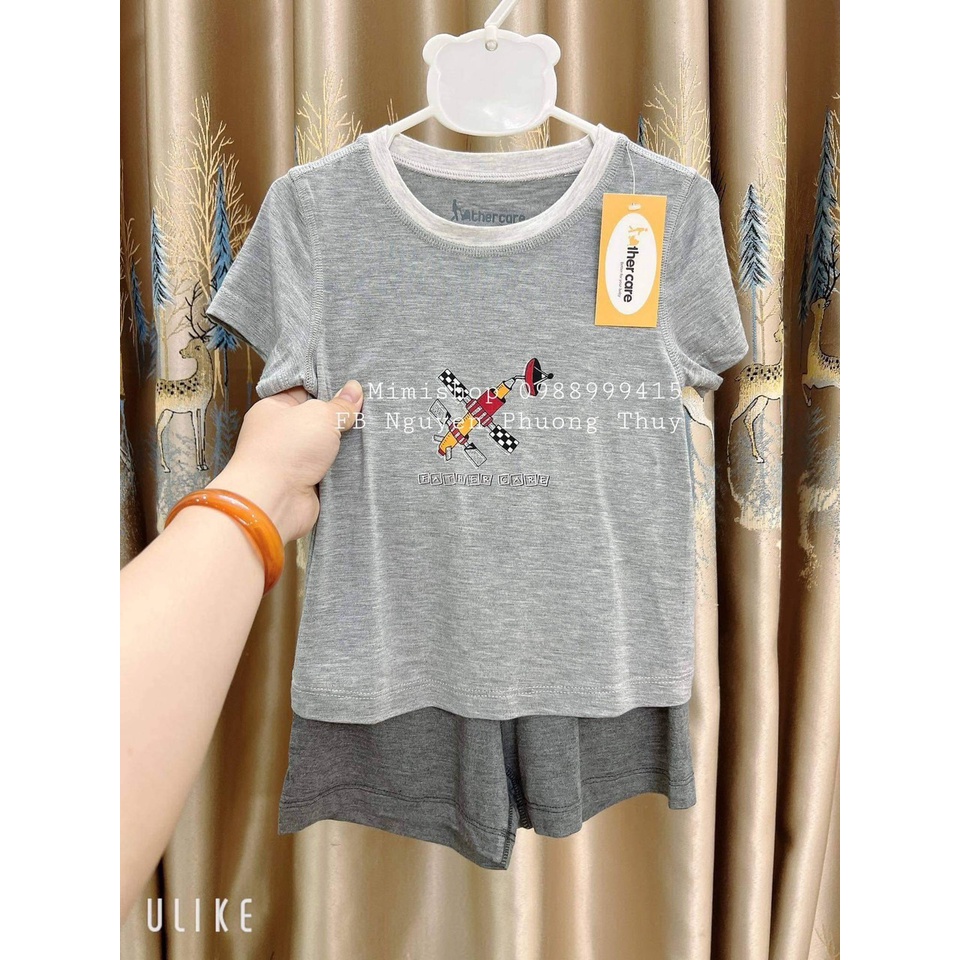 Cộc Tay Sợi Tre Father Care Cho Bé 9m-36m