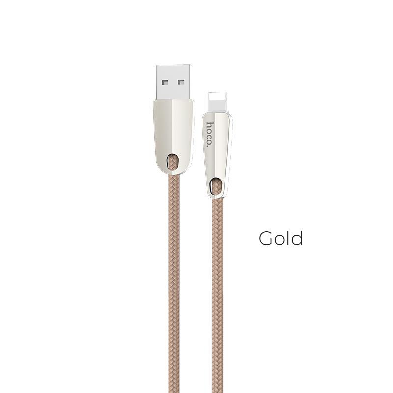 Cáp sạc Micro USB Hoco U35 sạc nhanh tự ngắt sạc khi đầy pin, sạc nhanh 2.4A Max dài 200cm chống chai pin