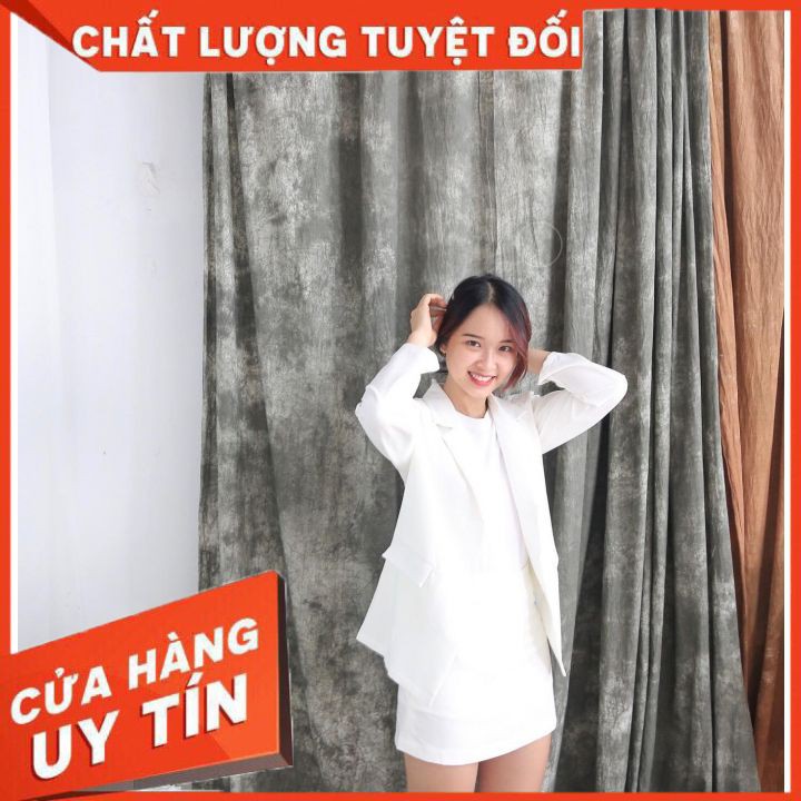 Set áo blazer chân váy, set vest hàng thiết kế, may kĩ, chất lượng cao, có nhiều màu, giá gốc xưởng may. | BigBuy360 - bigbuy360.vn