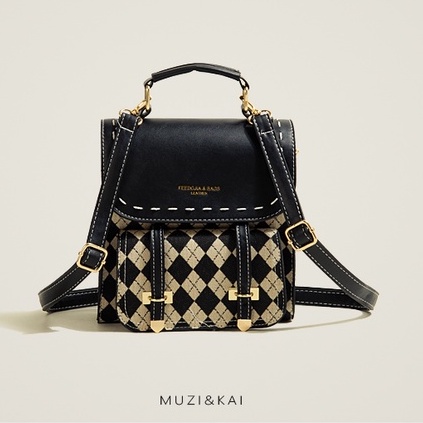 🌸Hàng Order🌸 Túi Xách Muzi&kai Chính Hãng Da Thêu Kiểu Balo Nhỏ Quai Sách Kèm Dây Đeo Da Sang Chảnh Nữ Tính 🌸 Quảng Châu