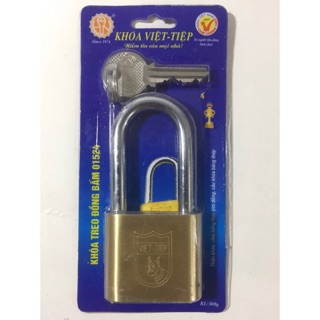 [CHÍNH HÃNG 100%]Khoá treo đồng bấm Việt Tiệp 01524