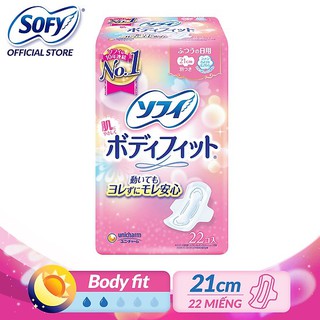 Băng vệ sinh diana sofy body fit có cánh 21cm gói 22 miếng