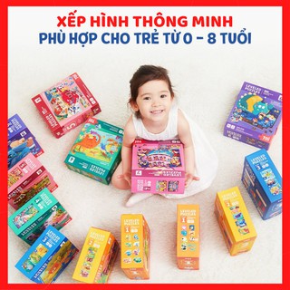 (KÈM TRUYỆN ANH-VIỆT) XẾP HÌNH THÔNG MINH NÂNG CAO ♥️ Xếp hình cho bé ♥️ Puzzle Advanced levels- Hàng Chính Hãng TOI