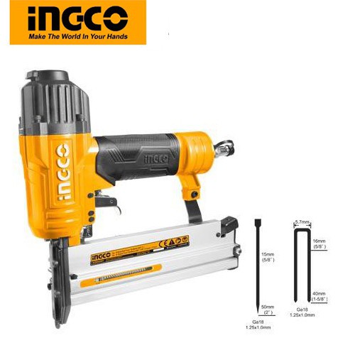 Súng bắn đinh dùng hơi 2 trong 1 Ingco ACN50401