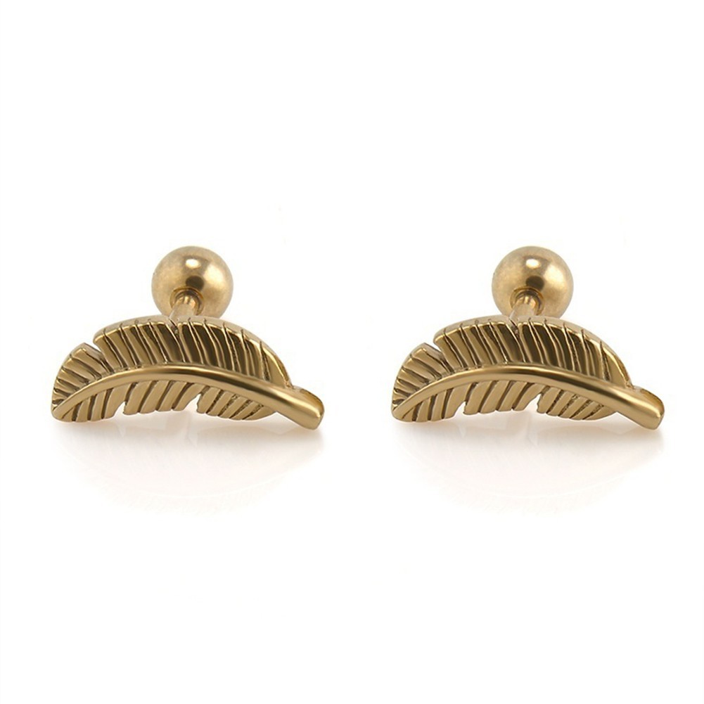 Khuyên tai hình lá cho nữ