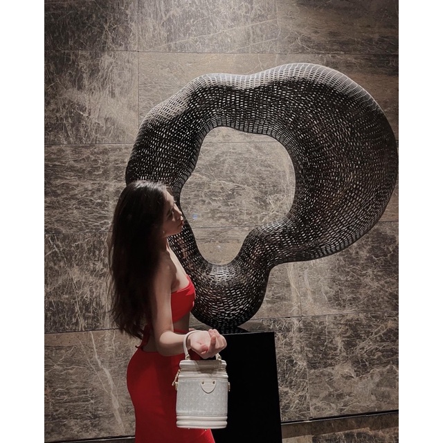 [CHÍNH HÃNG] Túi Hộp Cannes Handbag Edmond Maison Monogram Chính Hãng