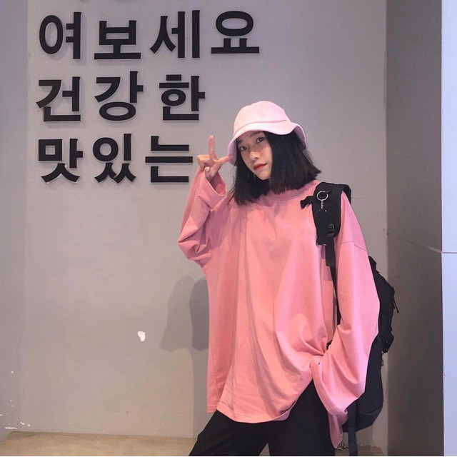 [ẢNH THẬT]ÁO THUN DÀI TAY NAM NỮ UNISEX KHÔNG CỔ NHIỀU MÀU THU ĐÔNG  - ÁO HOMIE THỜI TRANG NAM NỮ DƯỚI 75KG | BigBuy360 - bigbuy360.vn