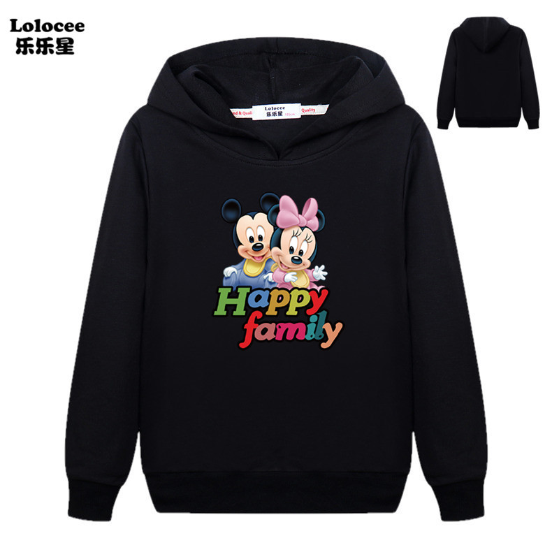 Áo Hoodies Có Nón Dài Tay In Hình Chuột Mickey Cho Nữ