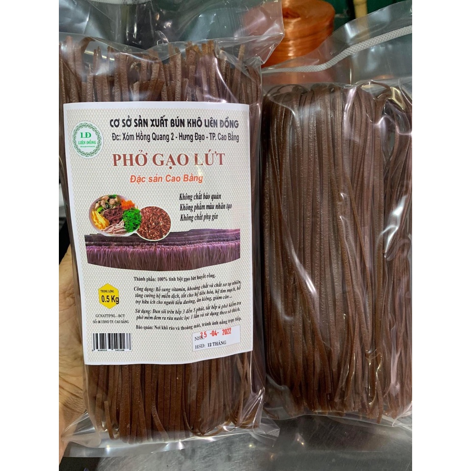 Phở ngũ sắc rau củ đặc sản Cao Bằng  thực dưỡng eatclean gói 500g: