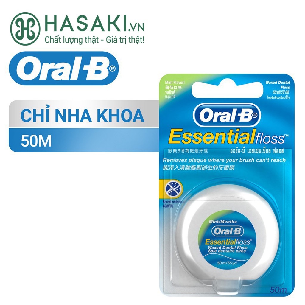 Chỉ Nha Khoa Oral-B Essential Floss 50m