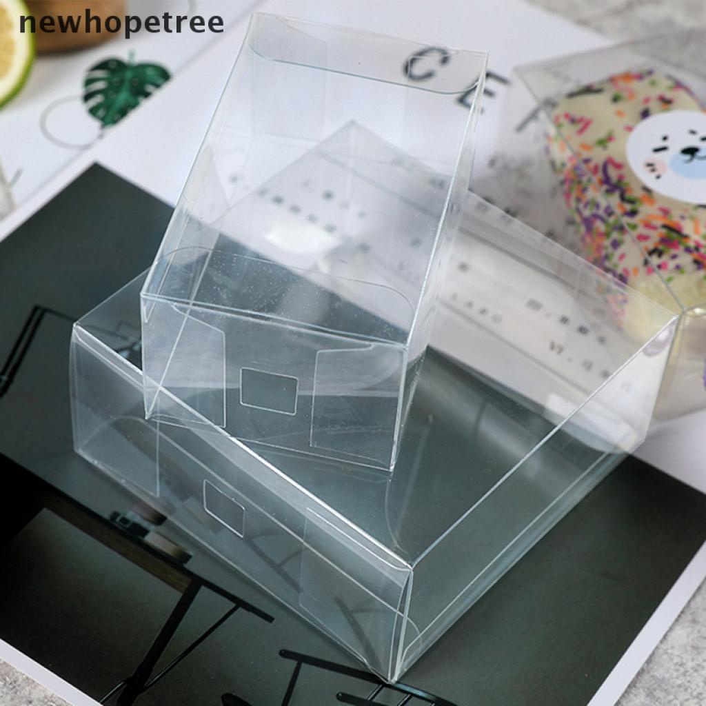 Set 10 hộp đựng bánh kẹo que kem bằng nhựa trong suốt tiện lợi