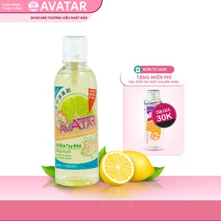 Gel rửa tay khô AVATAR hương chanh diệt khuẩn 100ml (dạng nắp)