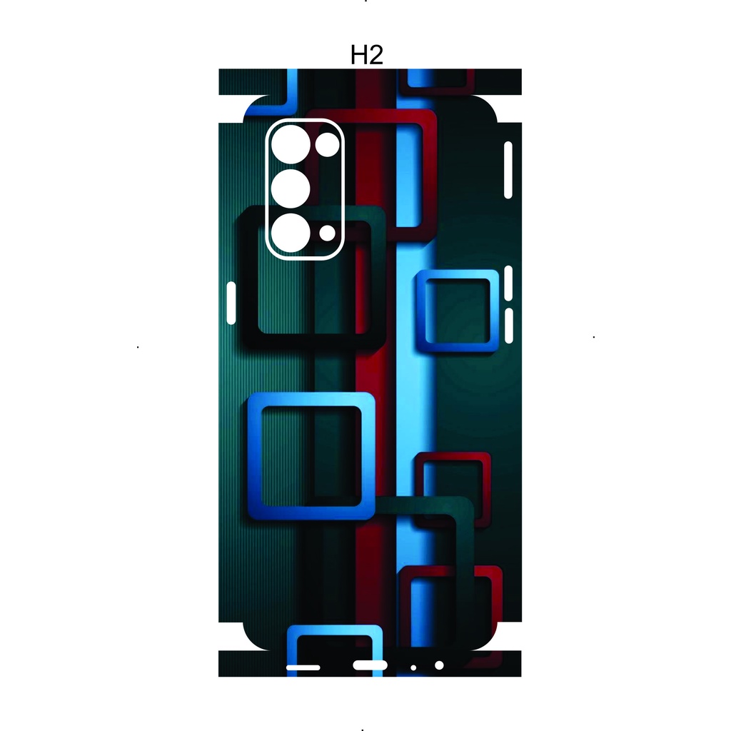 Miếng Dán Skin mặt lưng full viền OPPO  Reno 5 / reno 6 / reno 6pro / reno 6z / reno 4 / reno 4pro / reno 2 / reno 2F...