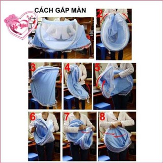 Mùng chụp có nệm cho bé
