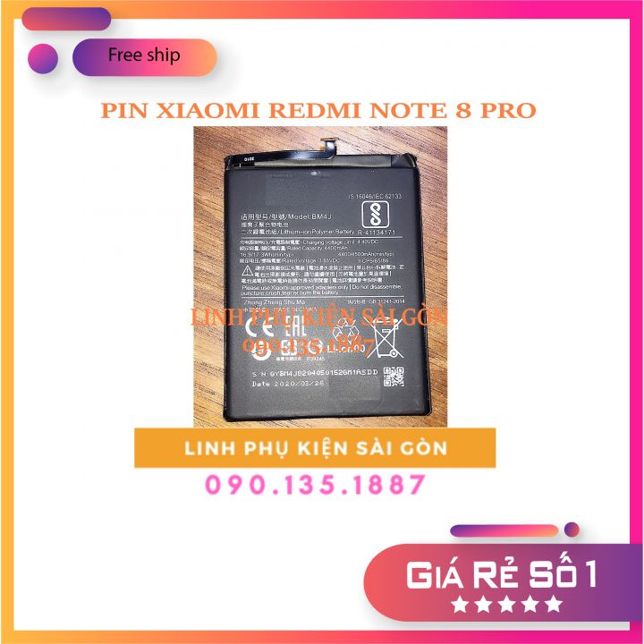 PIN XIAOMI REDMI NOTE 8 PRO