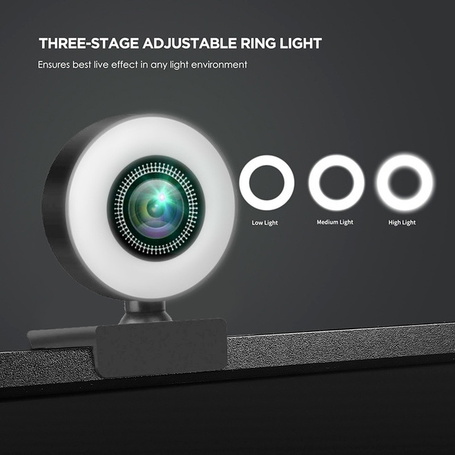 [ hot sale ] Webcam HD 1080P 4K tự động lấy nét với Micro cho PC/ Máy tính xách dùng cho hội nghị | BigBuy360 - bigbuy360.vn