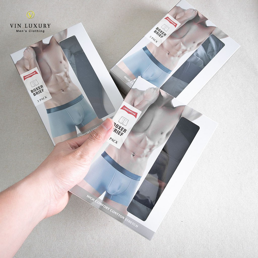 Quần Sịp Nam Boxer Đúc Cao Cấp D140421 - Vin Luxury Hàng Hiệu