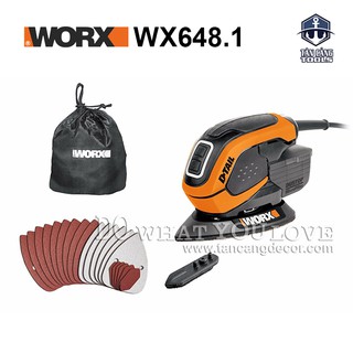 MÁY CHÀ NHÁM RUNG TAM GIÁC WORX WX648.1