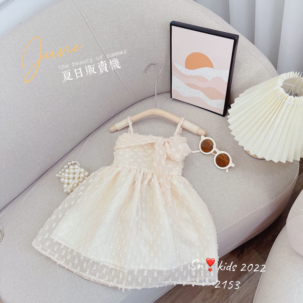 Váy Trắng Thiết Kế Đi Chơi Dự Tiệc Cho Bé Gái